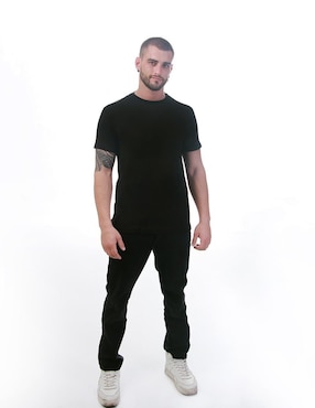 Playera Indicum Denim Básicos cuello redondo para hombre