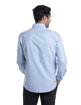 Camisa casual Kenneth Cole manga larga para hombre