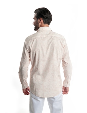 Camisa casual Kenneth Cole de algodón manga larga para hombre