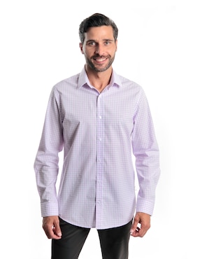 Camisa casual Kenneth Cole manga larga para hombre