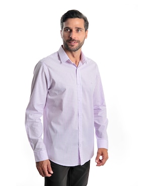 Camisa casual Kenneth Cole manga larga para hombre