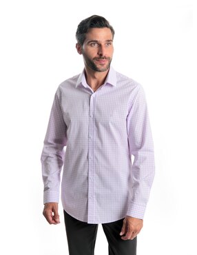 Camisa casual Kenneth Cole manga larga para hombre
