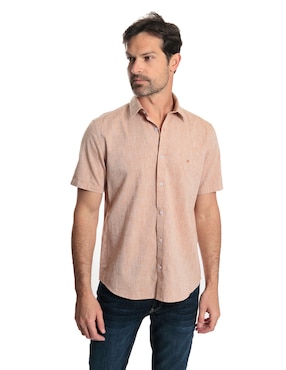 Camisa casual Kenneth Cole manga corta para hombre