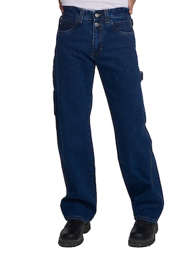 Jeans relaxed Mchk Carpintero con Bolsas lavado obscuro para hombre