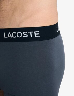 Set Bóxer brief Lacoste de algodón para hombre 3 piezas