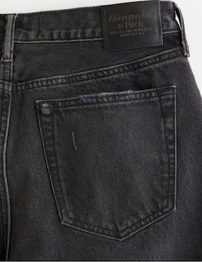 Jeans straight Abercrombie & Fitch lavado obscuro para hombre