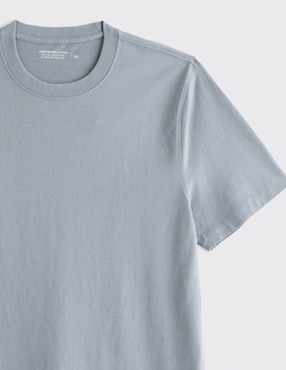 Playera Abercrombie & Fitch cuello redondo para hombre
