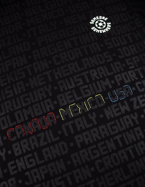 Playera Someone Somewhere Global Soccer Fest cuello redondo para hombre