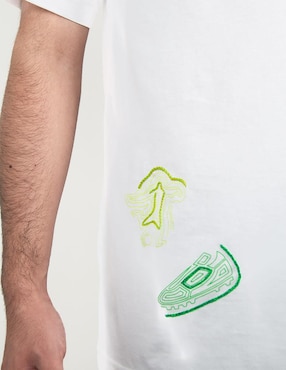 Playera Someone Somewhere Global Soccer Fest cuello redondo para hombre
