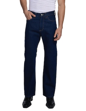 Jeans straight MCHK lavado obscuro para hombre