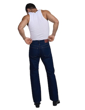 Jeans straight MCHK lavado obscuro para hombre