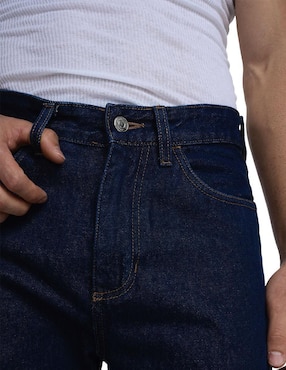 Jeans straight MCHK lavado obscuro para hombre