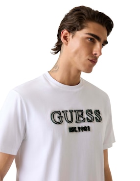 Playera Guess cuello redondo para hombre