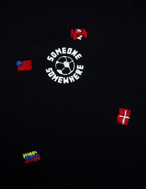 Playera Someone Somewhere Conffetti Mundial cuello redondo para hombre