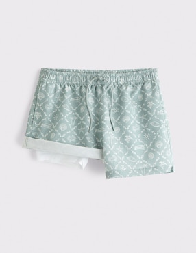 Traje de baño Abercrombie & Fitch con bolsillos para hombre
