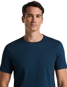 Playera Perry Ellis cuello redondo para hombre