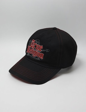 Gorra visera curva correa ajustable casual True Religion para hombre