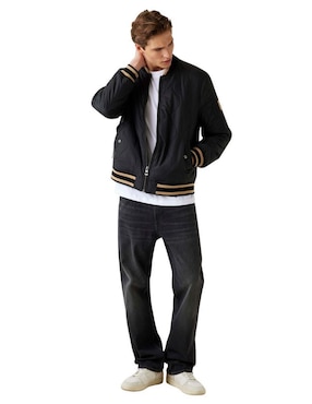 Chamarra bomber Guess con bolsillos para hombre