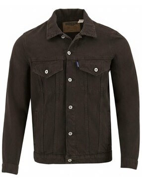 Chamarra denim Indicum Denim de mezclilla con bolsillos para hombre
