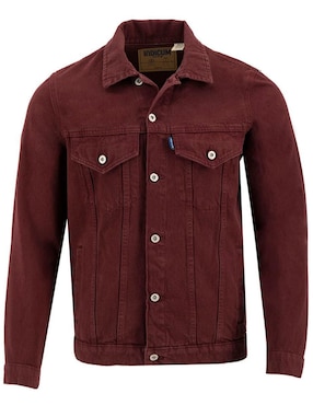 Chamarra denim Indicum Denim de mezclilla con bolsillos para hombre