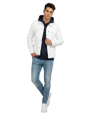 Chamarra denim Indicum Denim de mezclilla para hombre