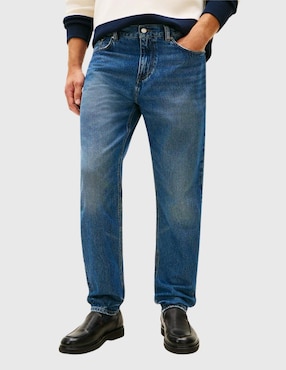 Jeans slim Tommy Hilfiger MW0MW41890-1A9 deslavado para hombre