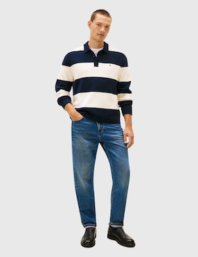 Jeans slim Tommy Hilfiger MW0MW41890-1A9 deslavado para hombre