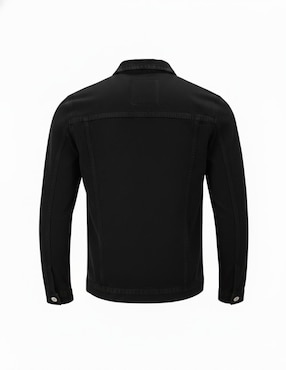 Chamarra denim Indicum Denim de mezclilla con bolsillos para hombre