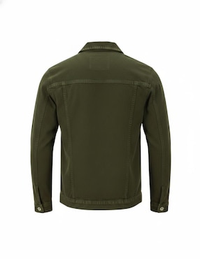 Chamarra denim Indicum Denim de mezclilla con bolsillos para hombre