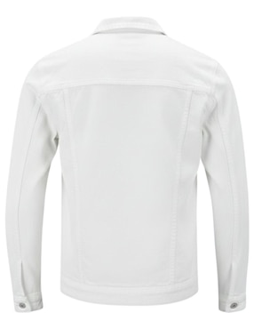 Chamarra denim Indicum Denim de mezclilla con bolsillos para hombre
