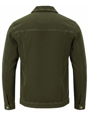Chamarra denim Indicum Denim de mezclilla con bolsillos para hombre