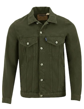 Chamarra denim Indicum Denim de mezclilla con bolsillos para hombre