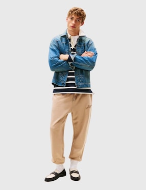 Pantalón jogger regular Tommy Hilfiger de algodón para hombre