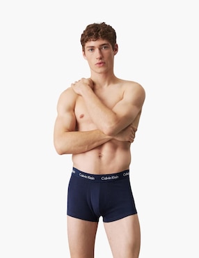 Set bóxer trunk Calvin Klein de algodón para hombre 3 piezas
