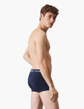 Set bóxer trunk Calvin Klein de algodón para hombre 3 piezas