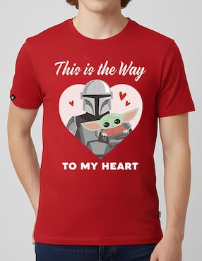 Playera Disney Star Wars cuello redondo para hombre