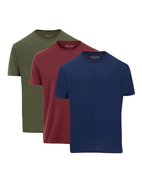 Set playera Indicum Denim cuello redondo para hombre