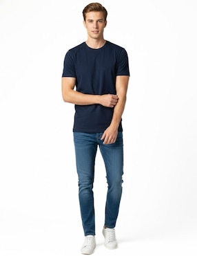 Set playera Indicum Denim cuello redondo para hombre