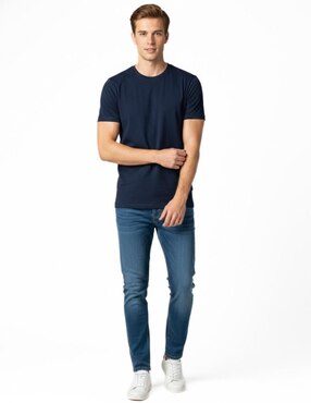 Set playera Indicum Denim cuello redondo para hombre