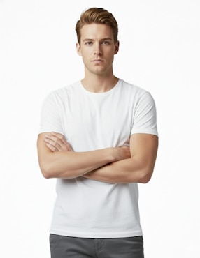 Set playera Indicum Denim cuello redondo para hombre