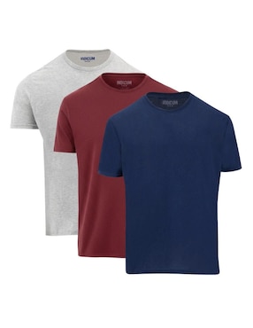 Set playera Indicum Denim cuello redondo para hombre