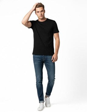 Set playera Indicum Denim cuello redondo para hombre