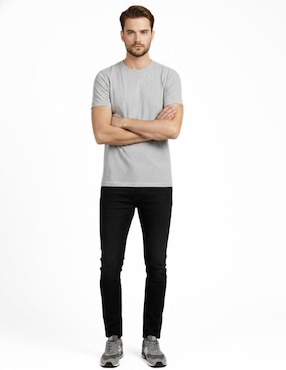 Set playera Indicum Denim cuello redondo para hombre