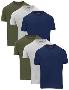 Set playera Indicum Denim cuello redondo para hombre