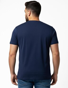 Set playera Indicum Denim cuello redondo para hombre