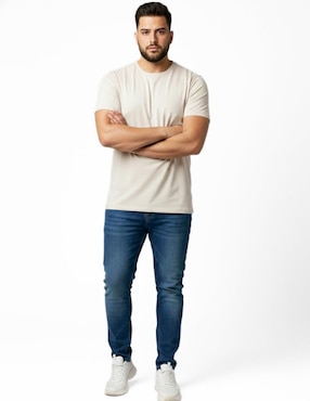Set playera Indicum Denim cuello redondo para hombre