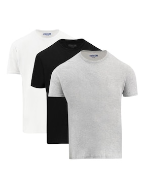Set playera Indicum Denim cuello redondo para hombre