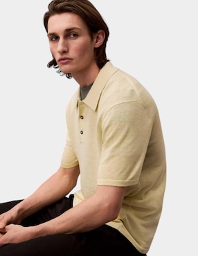 Playera tipo polo Calvin Klein para hombre
