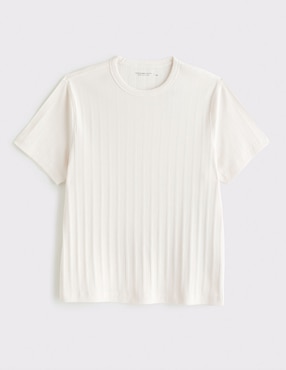 Playera Abercrombie & Fitch cuello redondo para hombre
