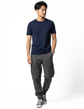 Set playera Indicum Denim cuello redondo para hombre